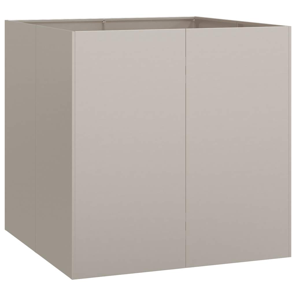 vidaXL Jardinieră Rusty 80x80x80 cm Oțel pentru intemperii vidaXL Jardinieră Rusty 80x80x80 cm Oțel pentru intemperii