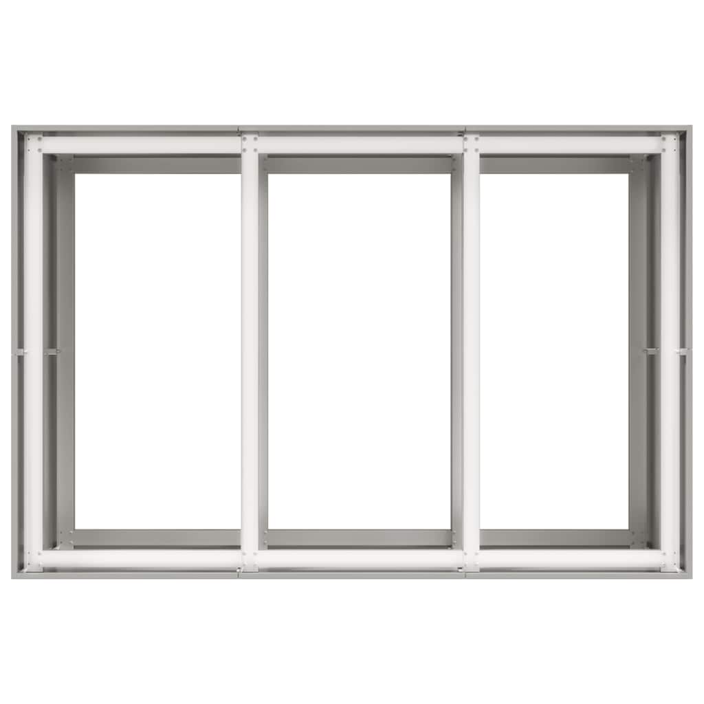 vidaXL Jardinieră 120x80x80 cm oțel inoxidabil vidaXL Jardinieră 120x80x80 cm oțel inoxidabil