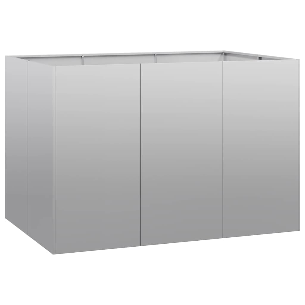 vidaXL Jardinieră 120x80x80 cm oțel galvanizat vidaXL Jardinieră 120x80x80 cm oțel galvanizat
