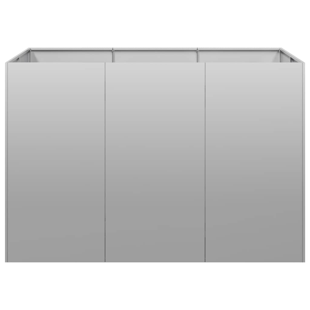 vidaXL Jardinieră 120x80x80 cm oțel galvanizat vidaXL Jardinieră 120x80x80 cm oțel galvanizat