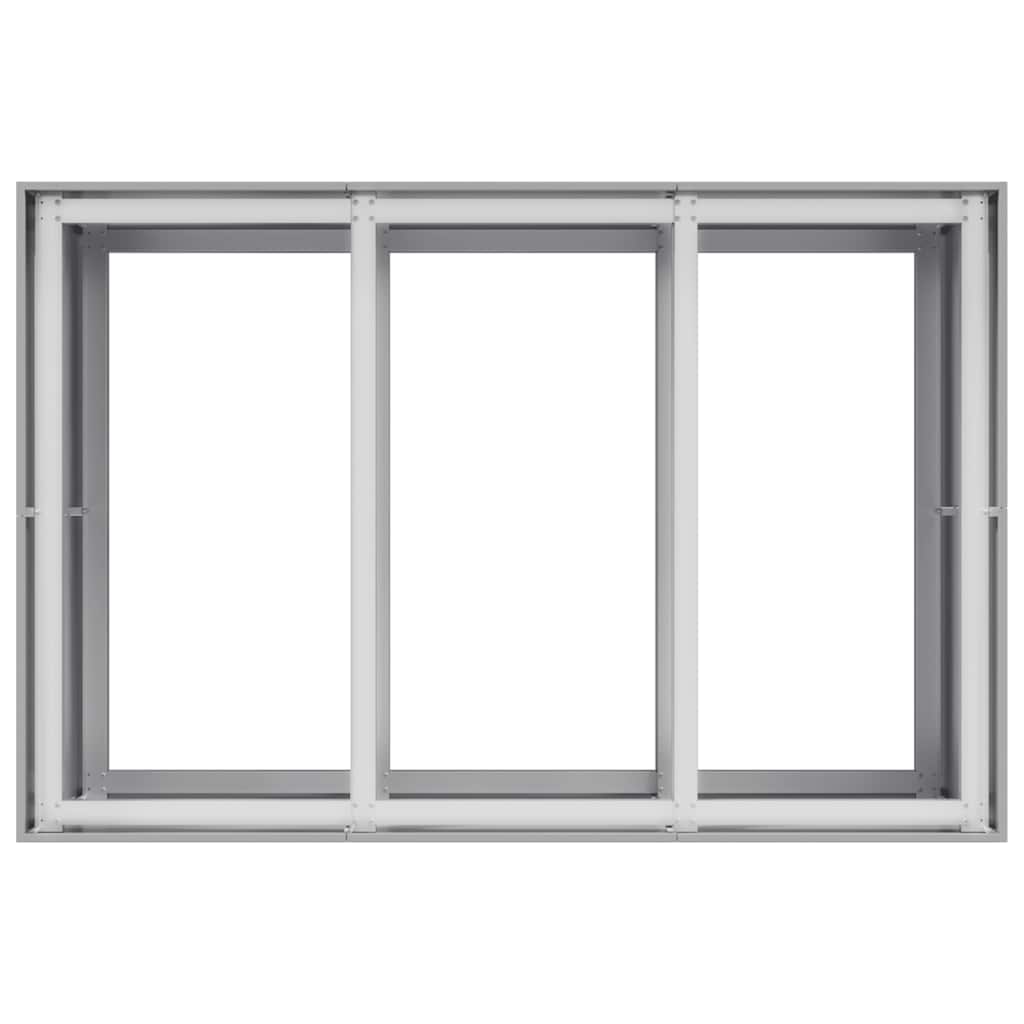 vidaXL Jardinieră 120x80x80 cm oțel galvanizat vidaXL Jardinieră 120x80x80 cm oțel galvanizat