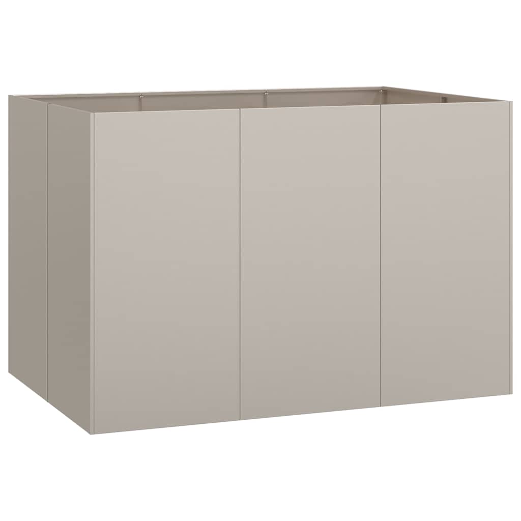 vidaXL Jardinieră Rusty 120x80x80 cm Oțel pentru intemperii vidaXL Jardinieră Rusty 120x80x80 cm Oțel pentru intemperii