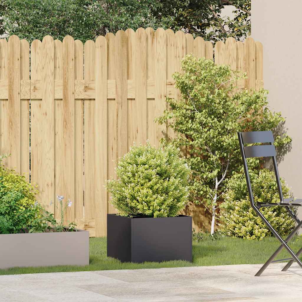 vidaXL Jardinieră Negru 40x40x30 cm Oțel vidaXL Jardinieră Negru 40x40x30 cm Oțel