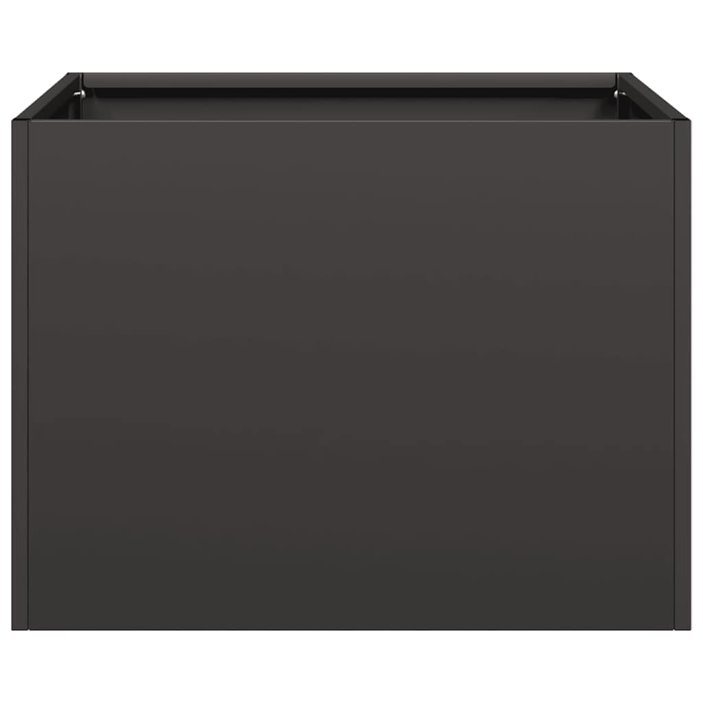 vidaXL Jardinieră Negru 40x40x30 cm Oțel vidaXL Jardinieră Negru 40x40x30 cm Oțel