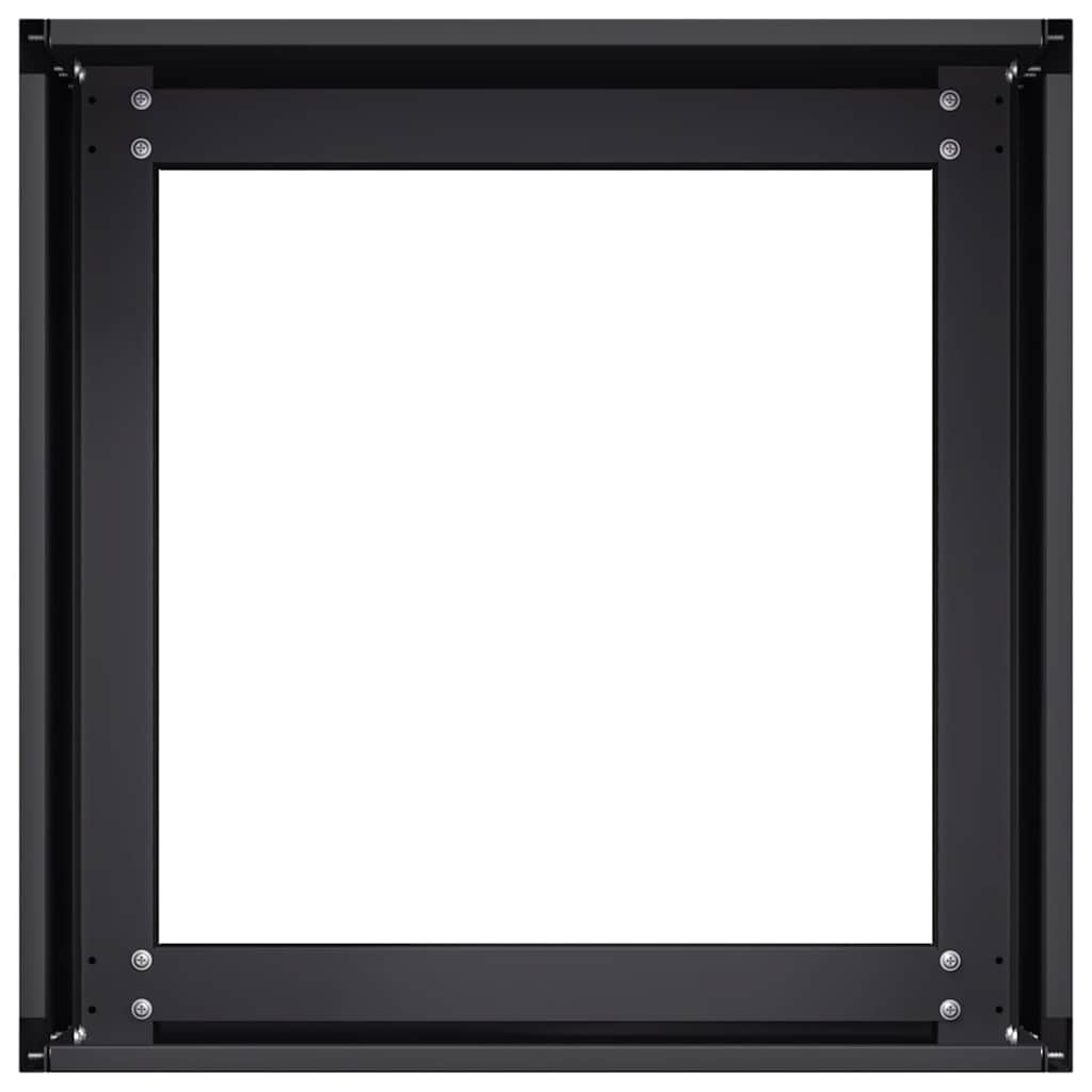 vidaXL Jardinieră Negru 40x40x30 cm Oțel vidaXL Jardinieră Negru 40x40x30 cm Oțel