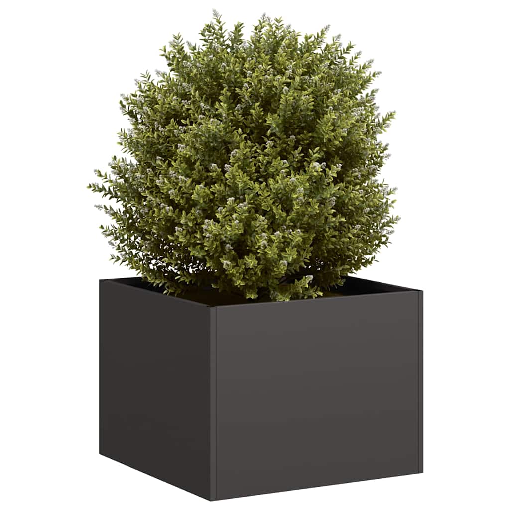 vidaXL Jardinieră Negru 40x40x30 cm Oțel vidaXL Jardinieră Negru 40x40x30 cm Oțel