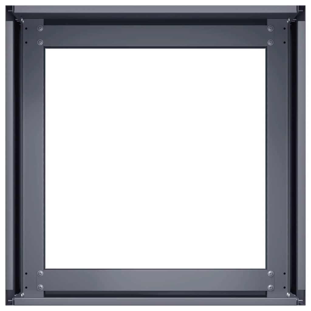 vidaXL Jardinieră Antracit 40x40x30 cm Oțel vidaXL Jardinieră Antracit 40x40x30 cm Oțel