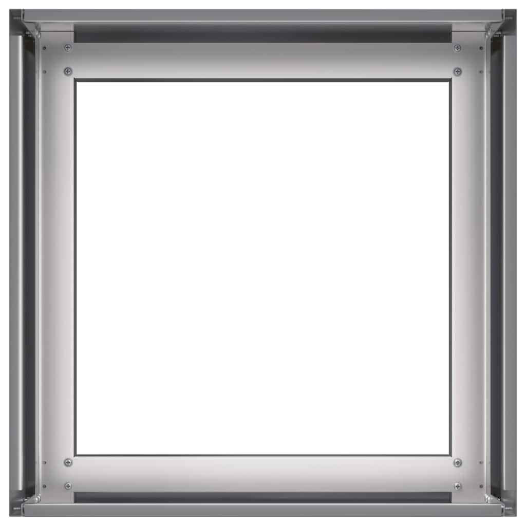 vidaXL Jardinieră 40x40x30 cm oțel galvanizat vidaXL Jardinieră 40x40x30 cm oțel galvanizat