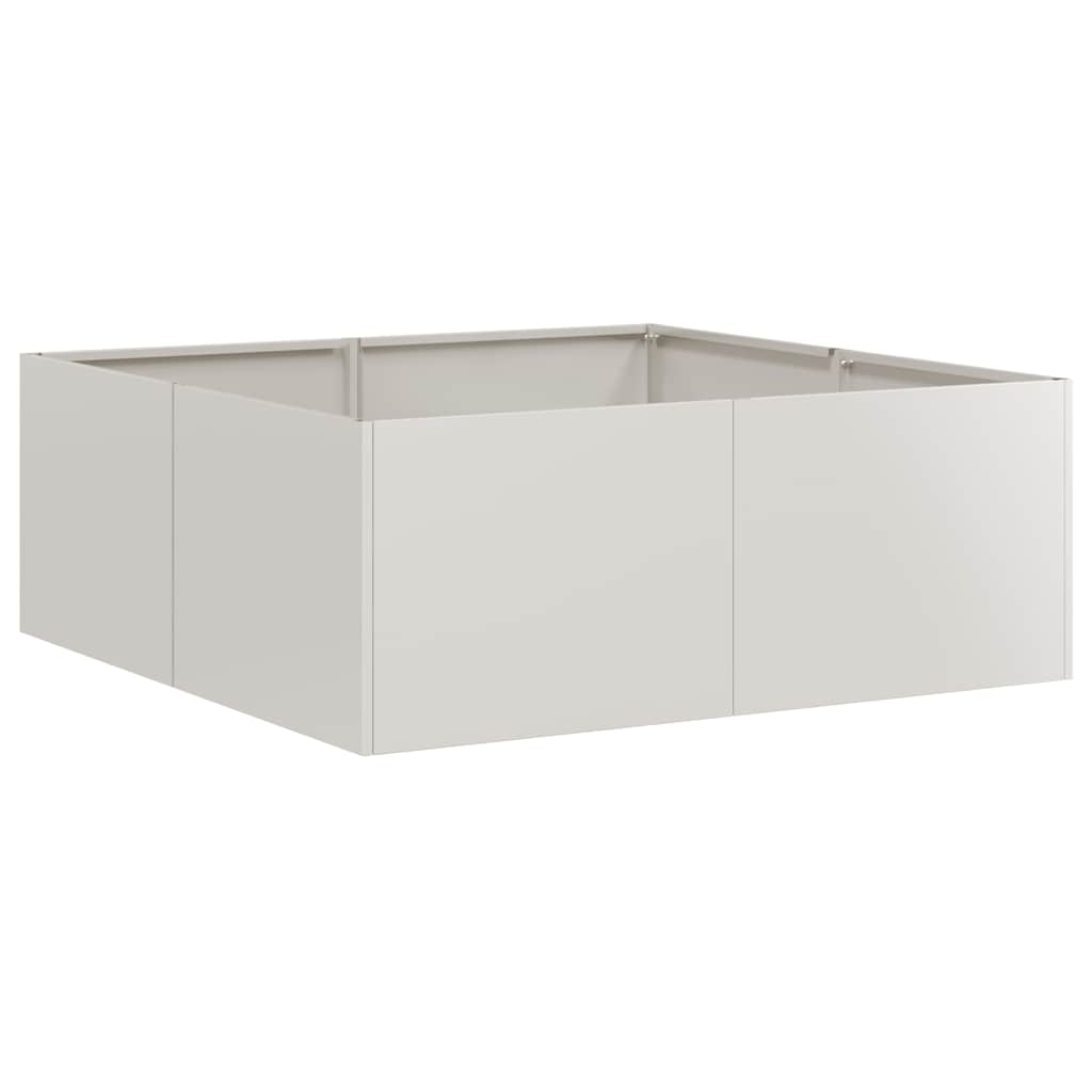 vidaXL Jardinieră 80x80x30 cm oțel inoxidabil vidaXL Jardinieră 80x80x30 cm oțel inoxidabil