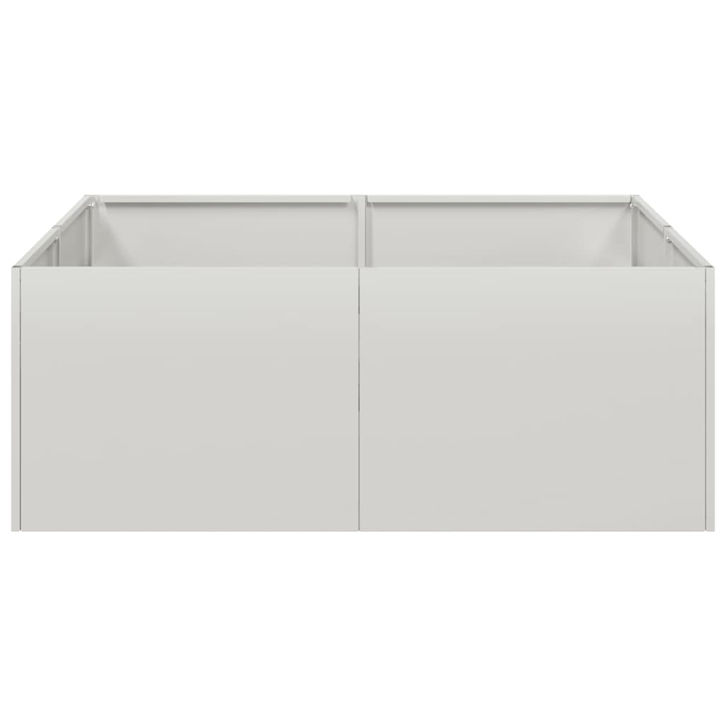 vidaXL Jardinieră 80x80x30 cm oțel inoxidabil vidaXL Jardinieră 80x80x30 cm oțel inoxidabil