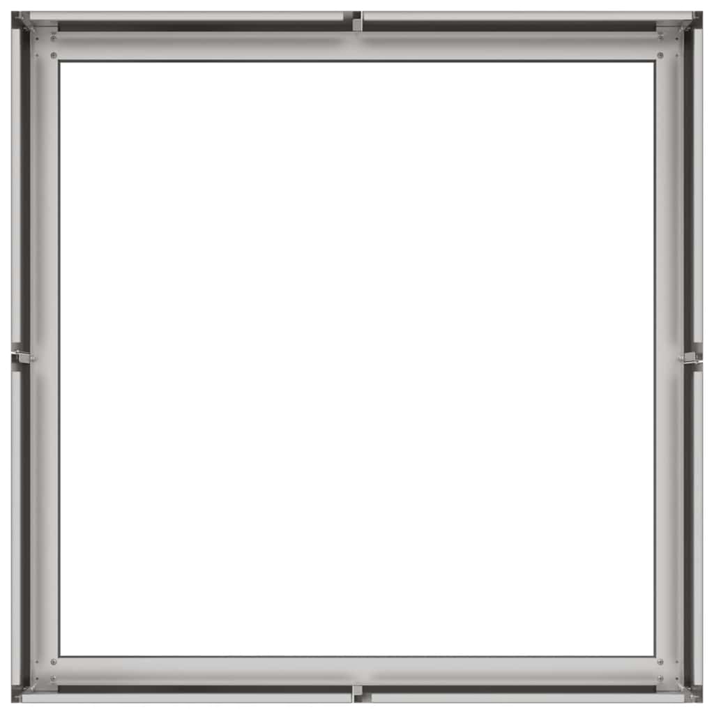 vidaXL Jardinieră 80x80x30 cm oțel inoxidabil vidaXL Jardinieră 80x80x30 cm oțel inoxidabil