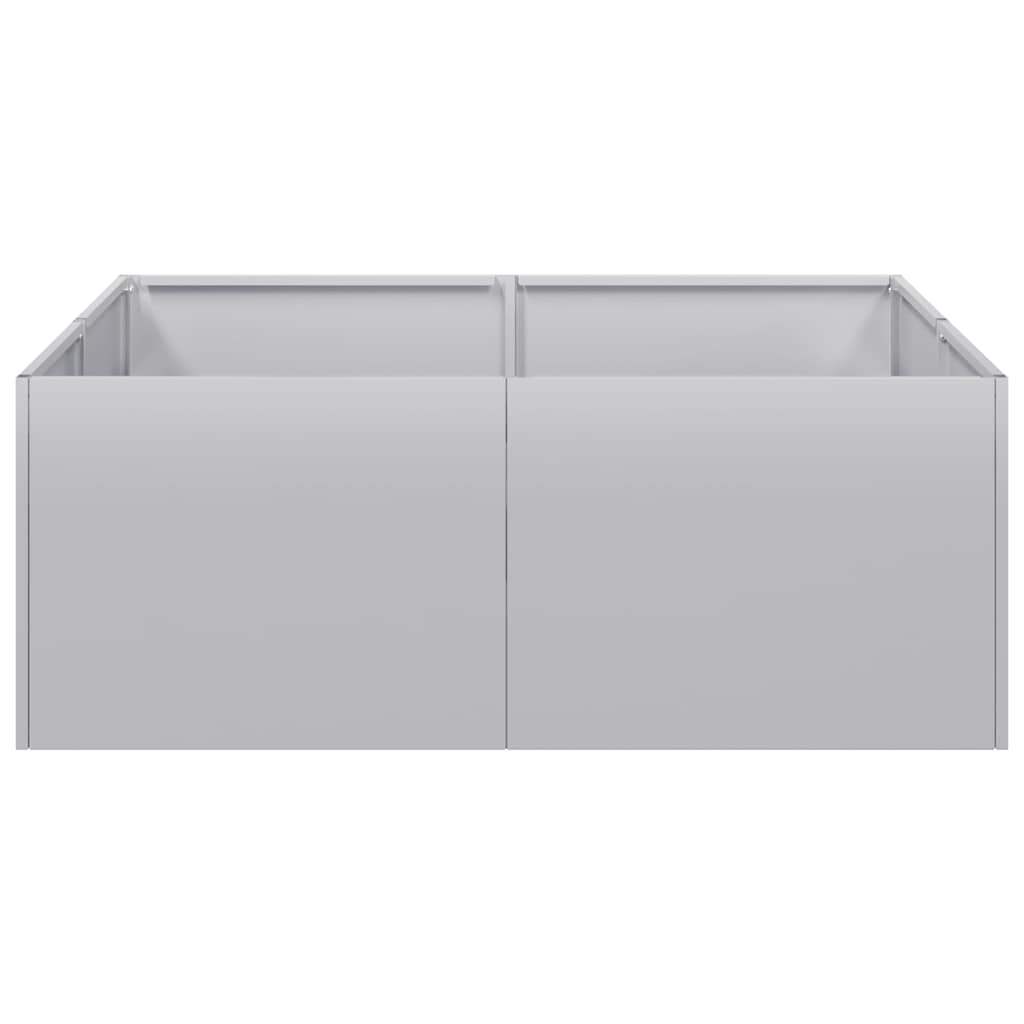 vidaXL Jardinieră 80x80x30 cm oțel galvanizat vidaXL Jardinieră 80x80x30 cm oțel galvanizat