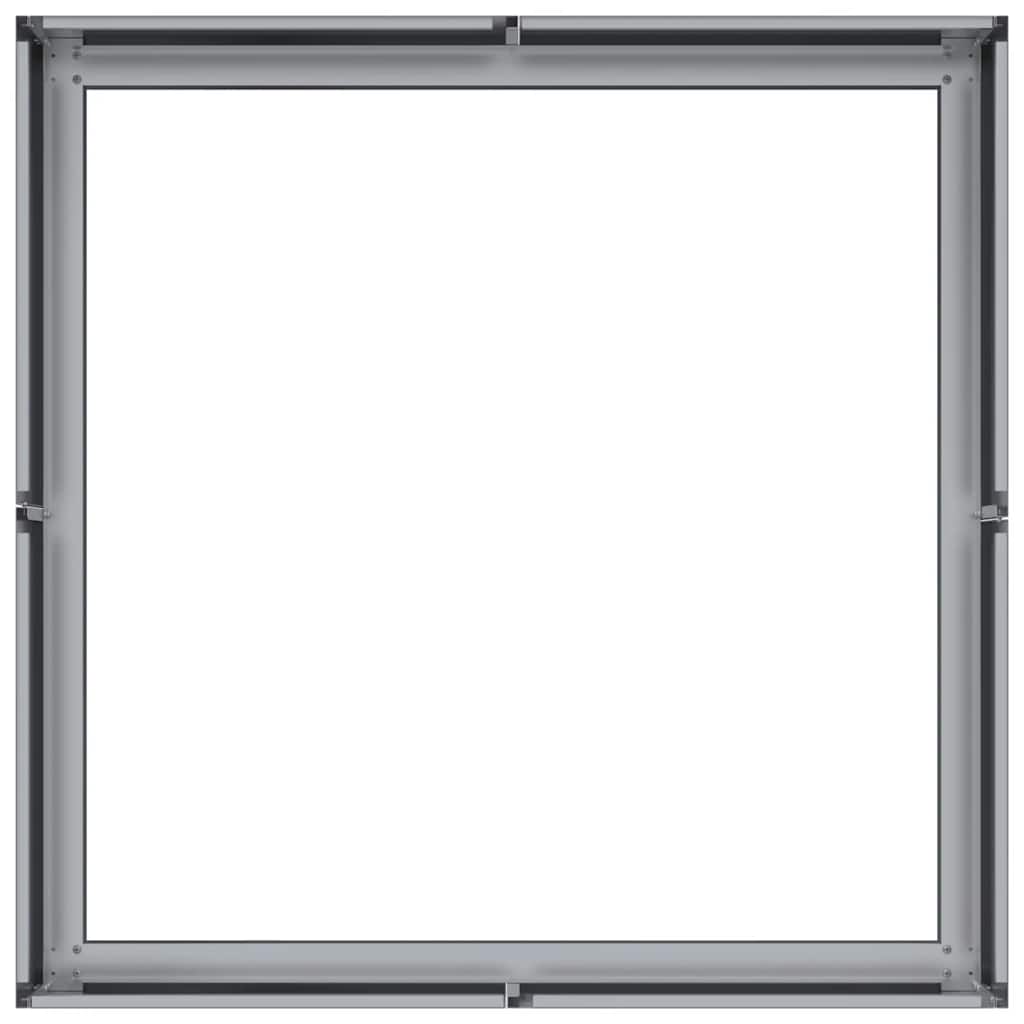 vidaXL Jardinieră 80x80x30 cm oțel galvanizat vidaXL Jardinieră 80x80x30 cm oțel galvanizat