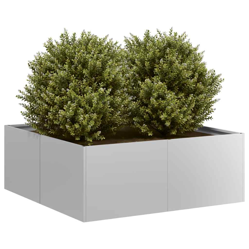 vidaXL Jardinieră 80x80x30 cm oțel galvanizat vidaXL Jardinieră 80x80x30 cm oțel galvanizat