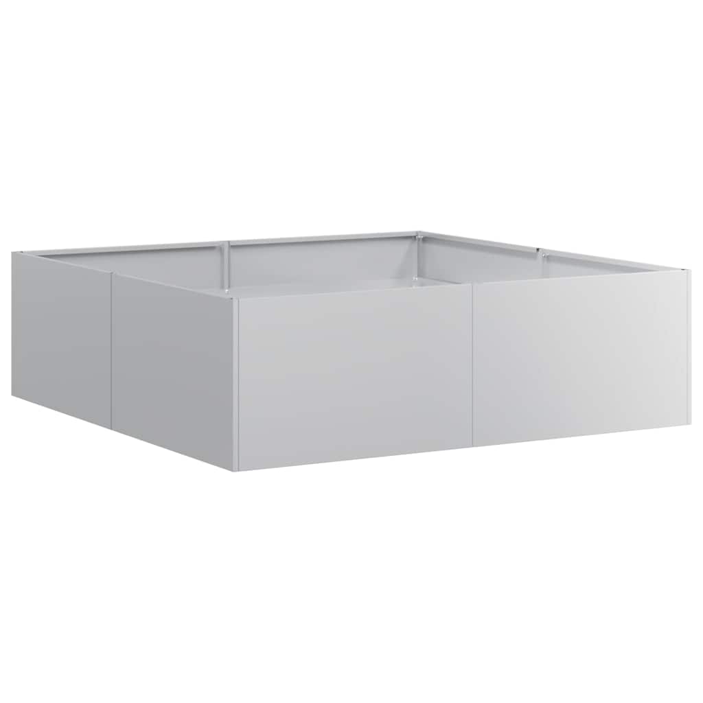 vidaXL Jardinieră 100x100x30 cm oțel galvanizat