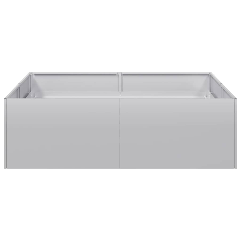vidaXL Jardinieră 100x100x30 cm oțel galvanizat