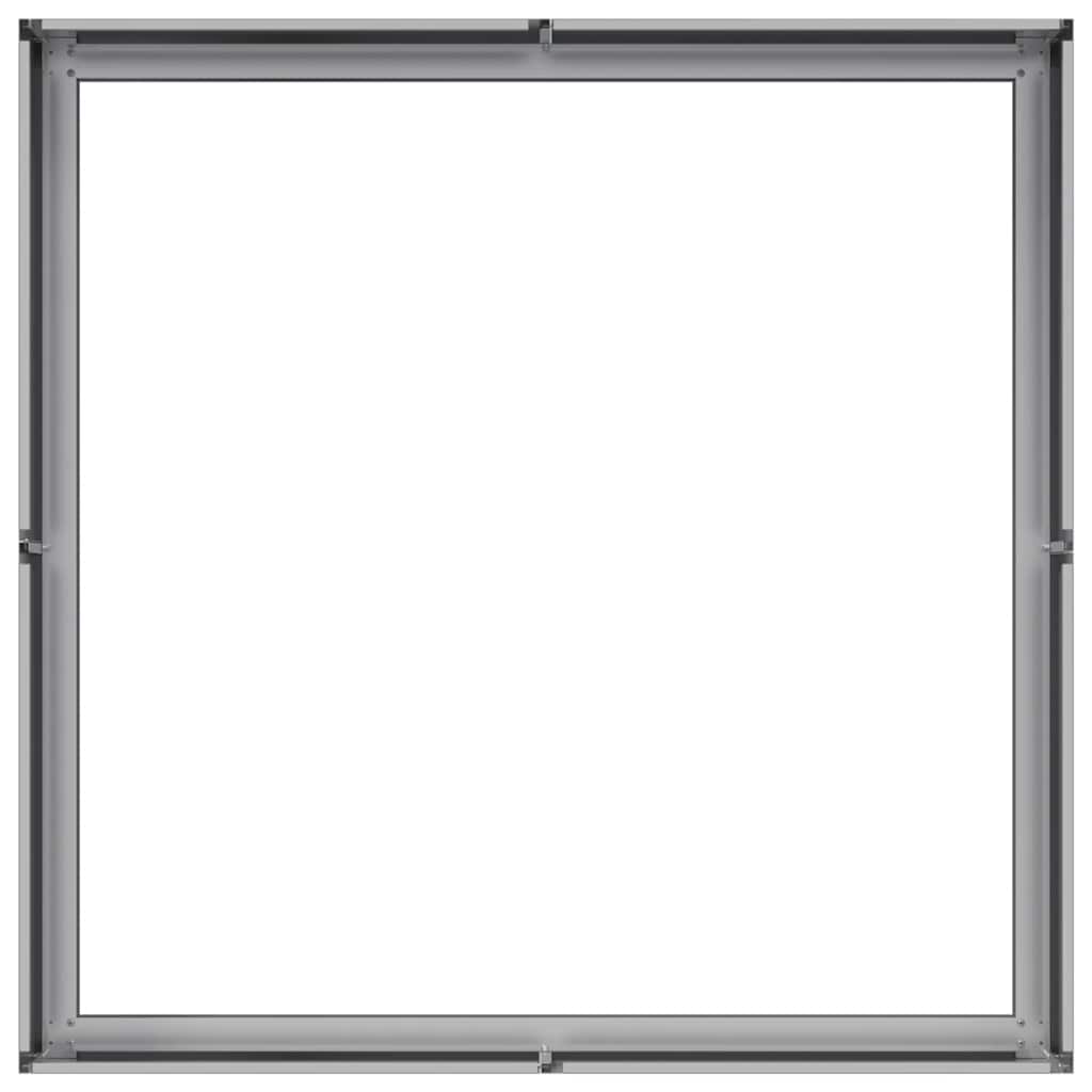 vidaXL Jardinieră 100x100x30 cm oțel galvanizat