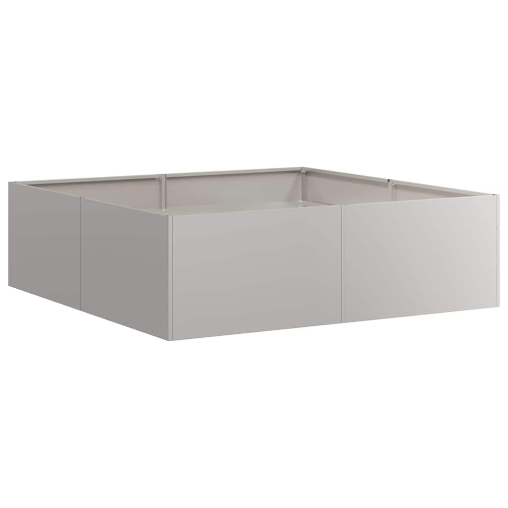 vidaXL Jardinieră Rusty 100x100x30 cm Oțel pentru intemperii vidaXL Jardinieră Rusty 100x100x30 cm Oțel pentru intemperii