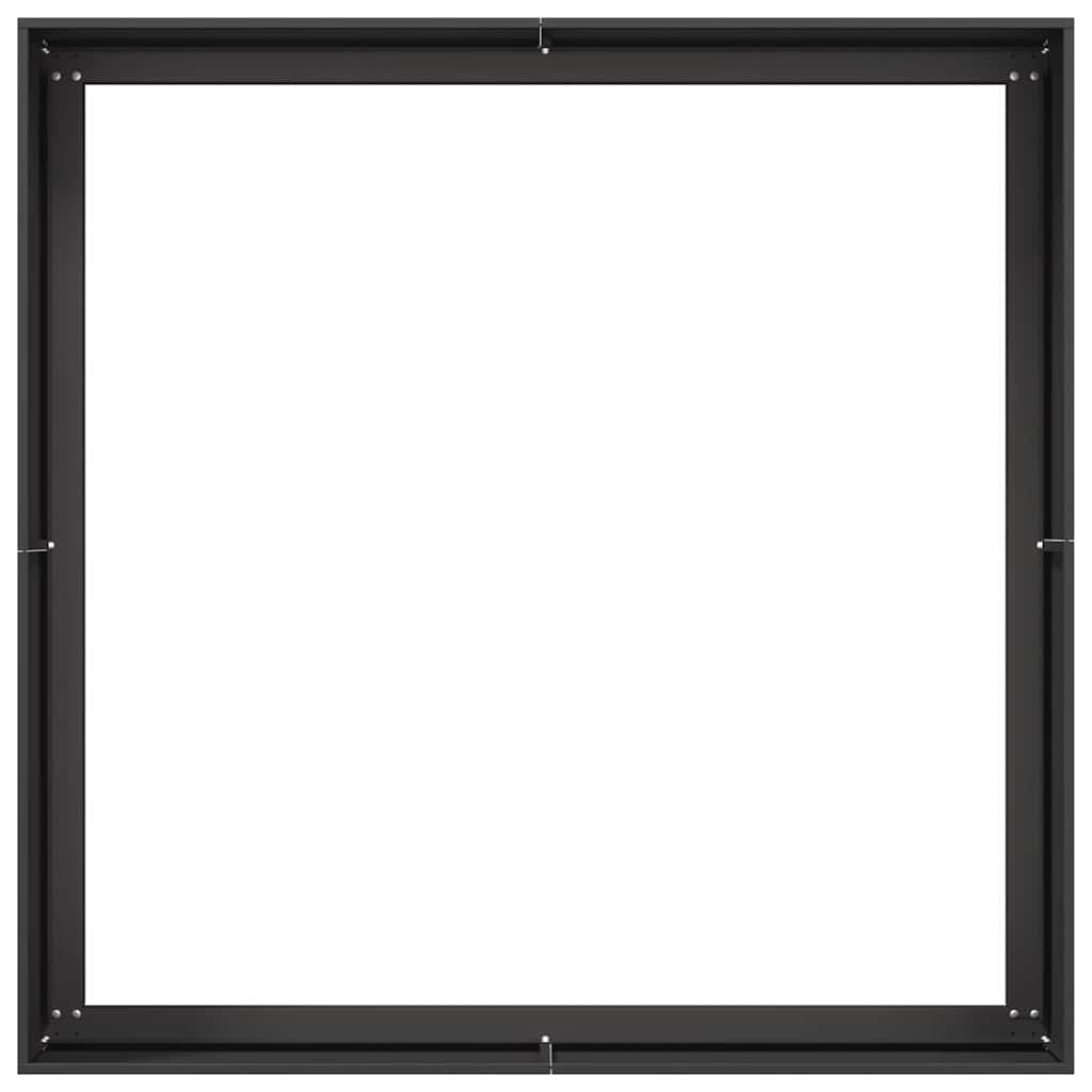 vidaXL Jardinieră Negru 100x100x40 cm Oțel vidaXL Jardinieră Negru 100x100x40 cm Oțel