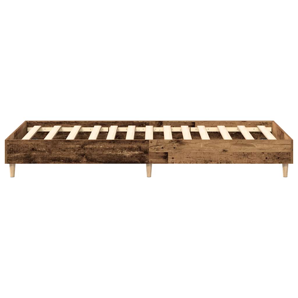 vidaXL Cadru de pat fără saltea Lemn vechi 75x190 cm Lemn prelucrat vidaXL Cadru de pat fără saltea Lemn vechi 75x190 cm Lemn prelucrat