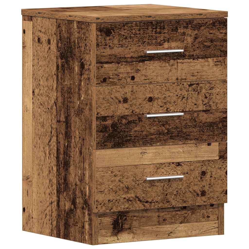 vidaXL Noptiere, 2 buc., lemn vechi, 38x35x55 cm, lemn prelucrat vidaXL Noptiere, 2 buc., lemn vechi, 38x35x55 cm, lemn prelucrat