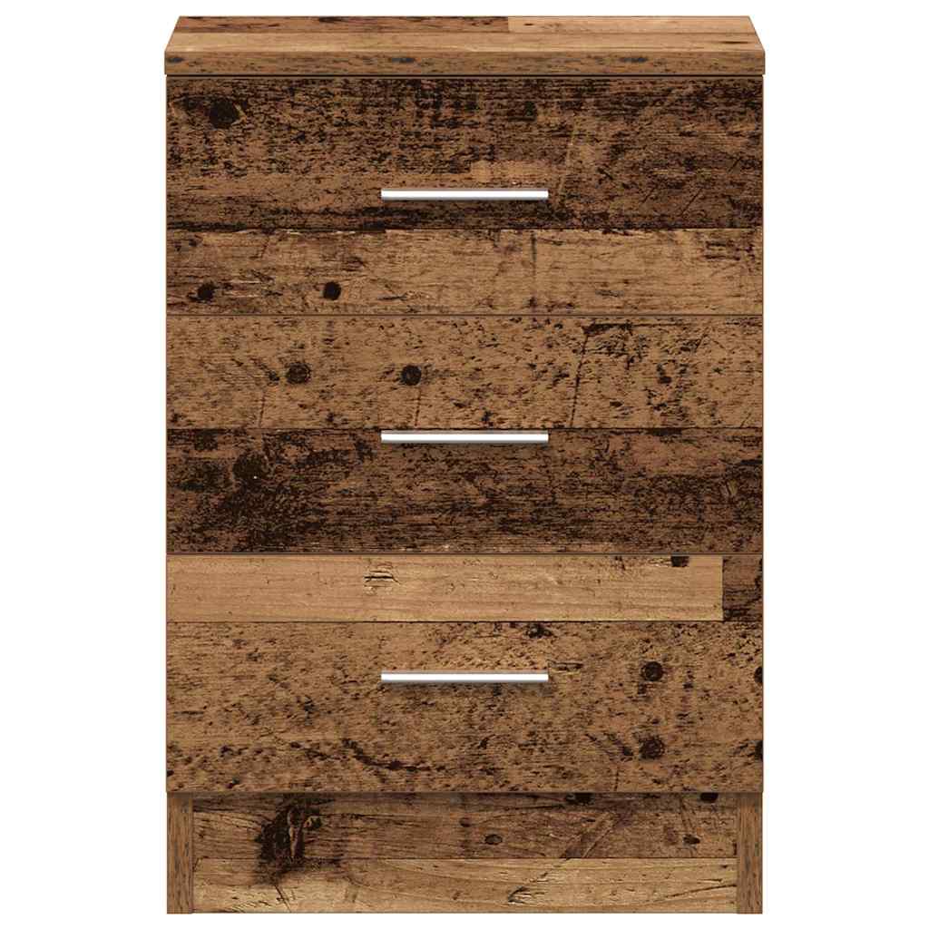 vidaXL Noptiere, 2 buc., lemn vechi, 38x35x55 cm, lemn prelucrat vidaXL Noptiere, 2 buc., lemn vechi, 38x35x55 cm, lemn prelucrat