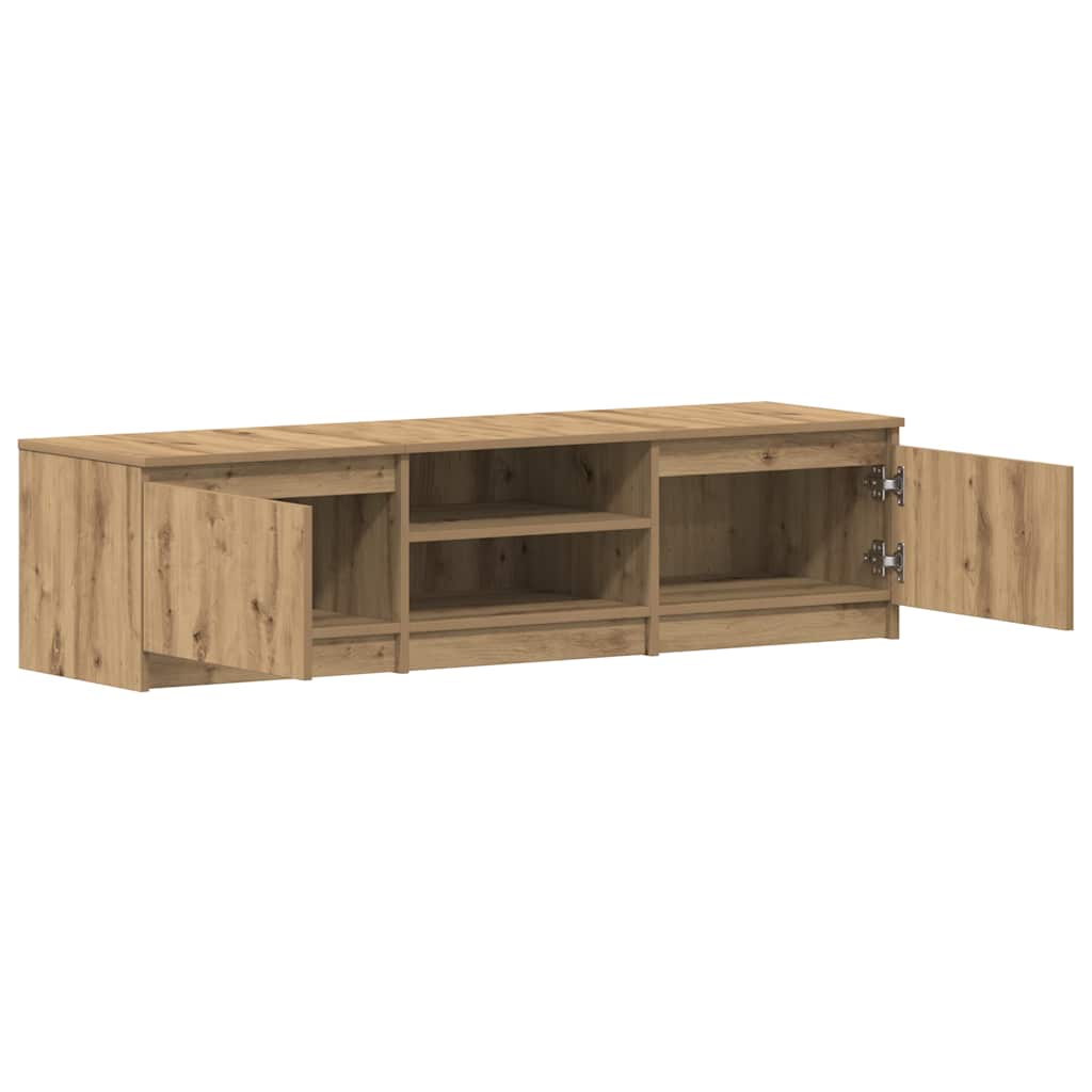 vidaXL Dulap TV, stejar artizanal, 140x40x36 cm, lemn prelucrat