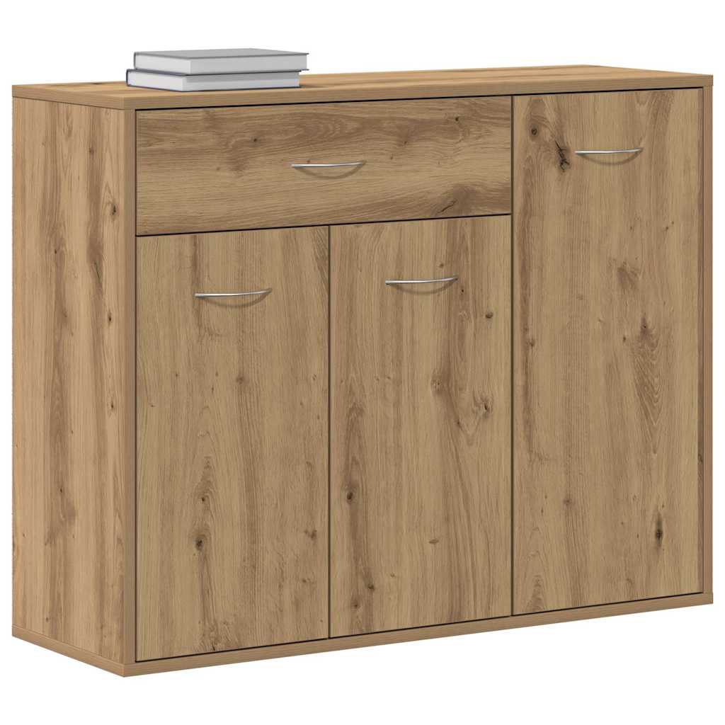 vidaXL Bufetă Stejar Artisan 88x30x70 cm Lemn prelucrat vidaXL Bufetă Stejar Artisan 88x30x70 cm Lemn prelucrat