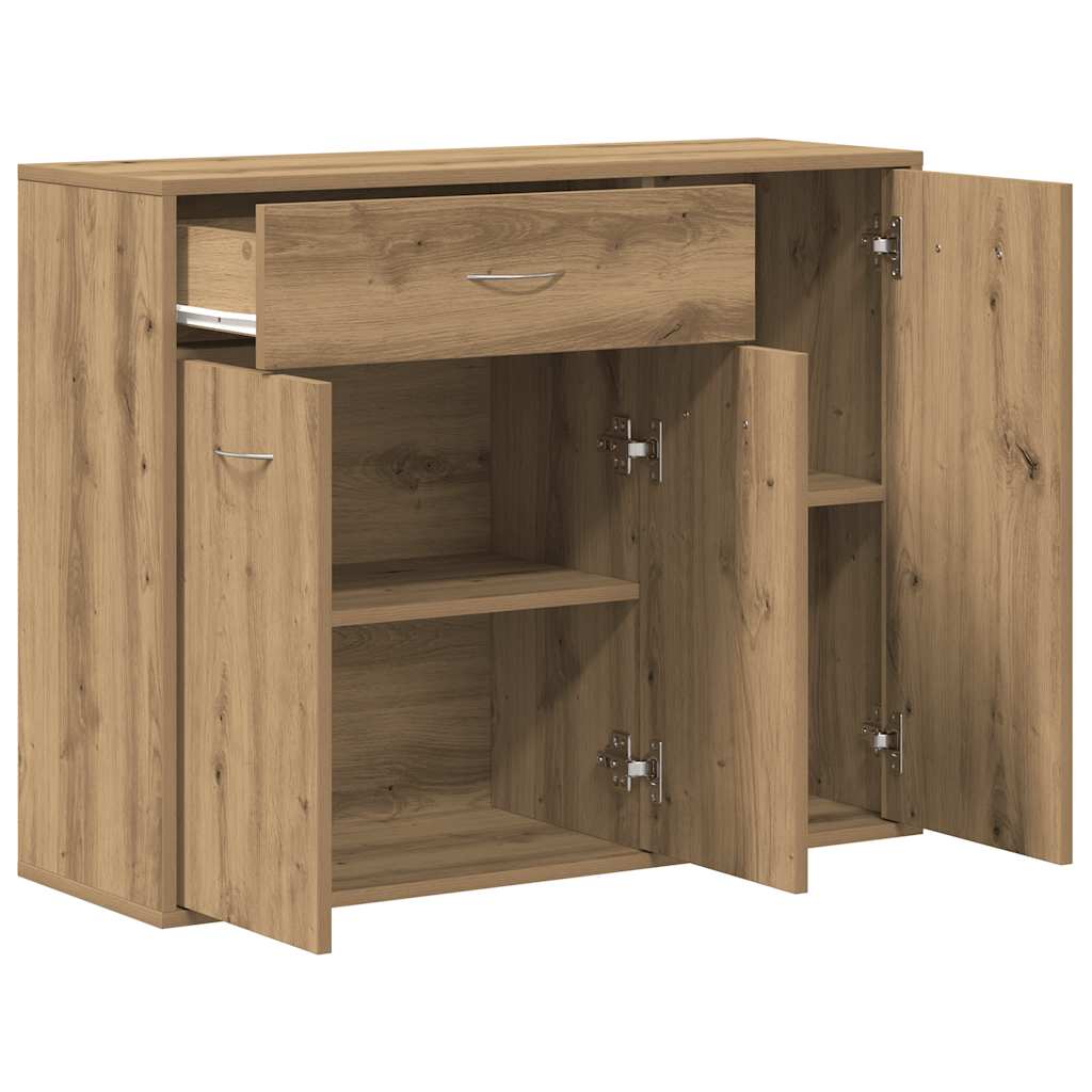 vidaXL Bufetă Stejar Artisan 88x30x70 cm Lemn prelucrat vidaXL Bufetă Stejar Artisan 88x30x70 cm Lemn prelucrat