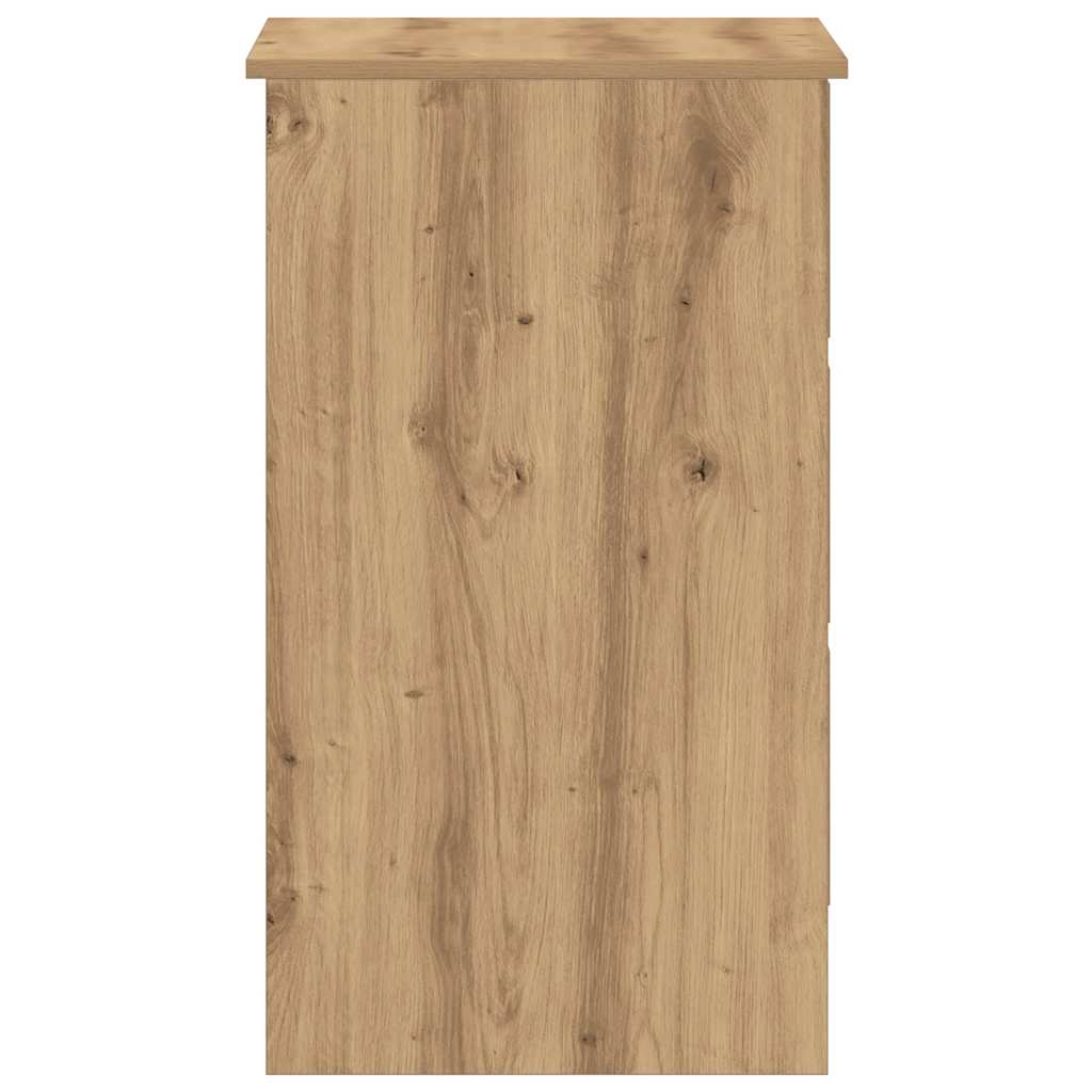 vidaXL Birou Artisan Stejar 90x45x76 cm lemn prelucrat vidaXL Birou Artisan Stejar 90x45x76 cm lemn prelucrat