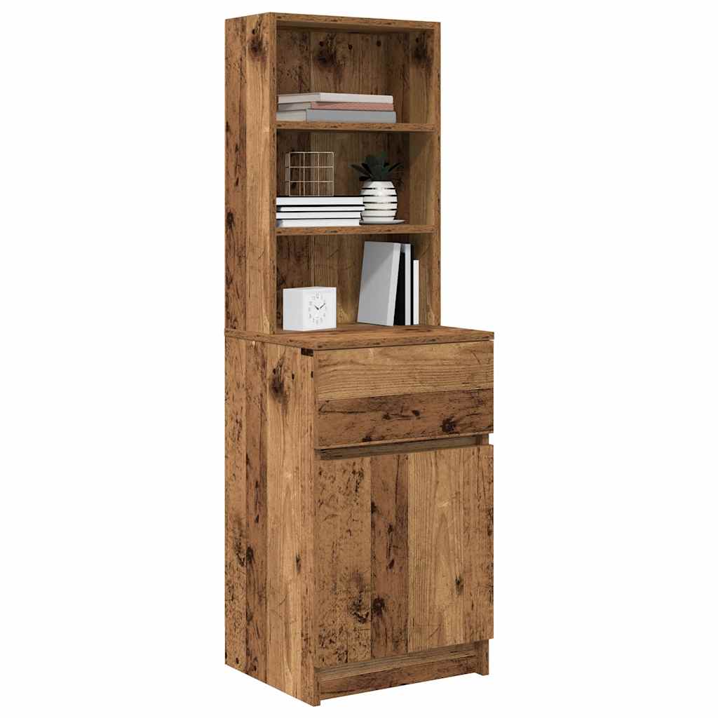 vidaXL Noptiera din lemn vechi 39x35x125 cm lemn prelucrat