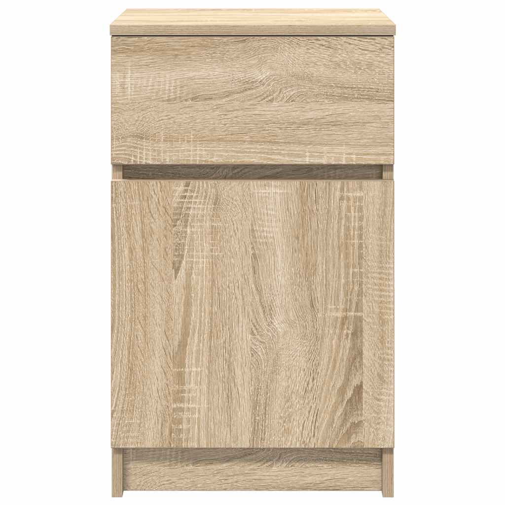 vidaXL Noptiere, 2 buc., stejar sonoma, 39x35x65 cm, lemn compozit vidaXL Noptiere, 2 buc., stejar sonoma, 39x35x65 cm, lemn compozit