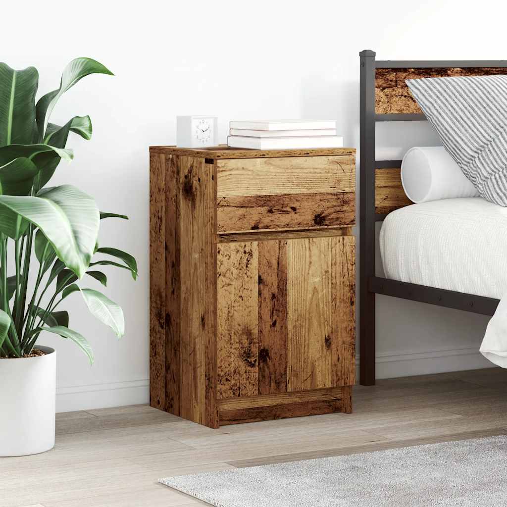 vidaXL Noptiere, 2 buc., lemn vechi, 39x35x65 cm, lemn prelucrat vidaXL Noptiere, 2 buc., lemn vechi, 39x35x65 cm, lemn prelucrat