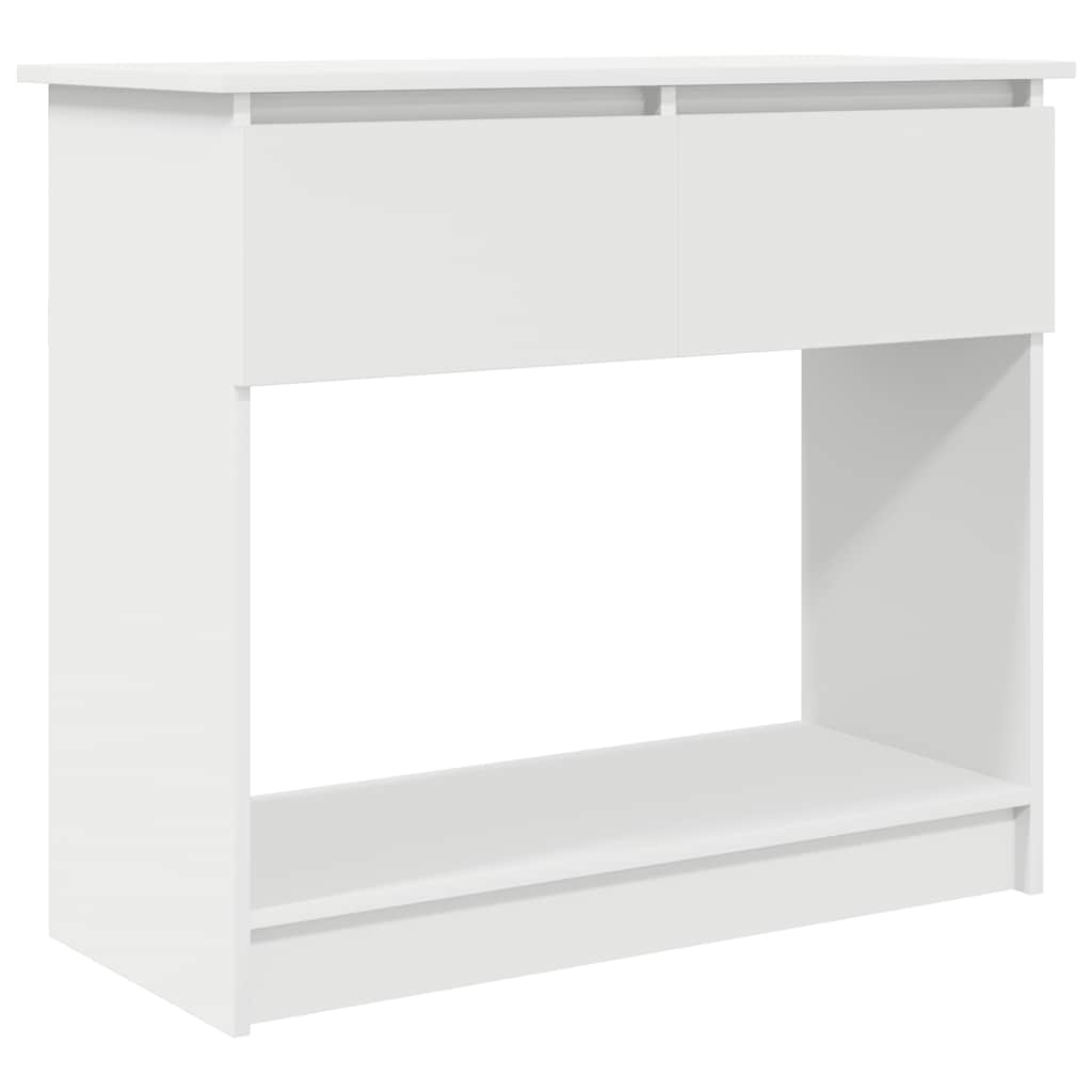 vidaXL Consolă cu sertare alb 85,5x38,5x74,5 cm vidaXL Consolă cu sertare alb 85,5x38,5x74,5 cm