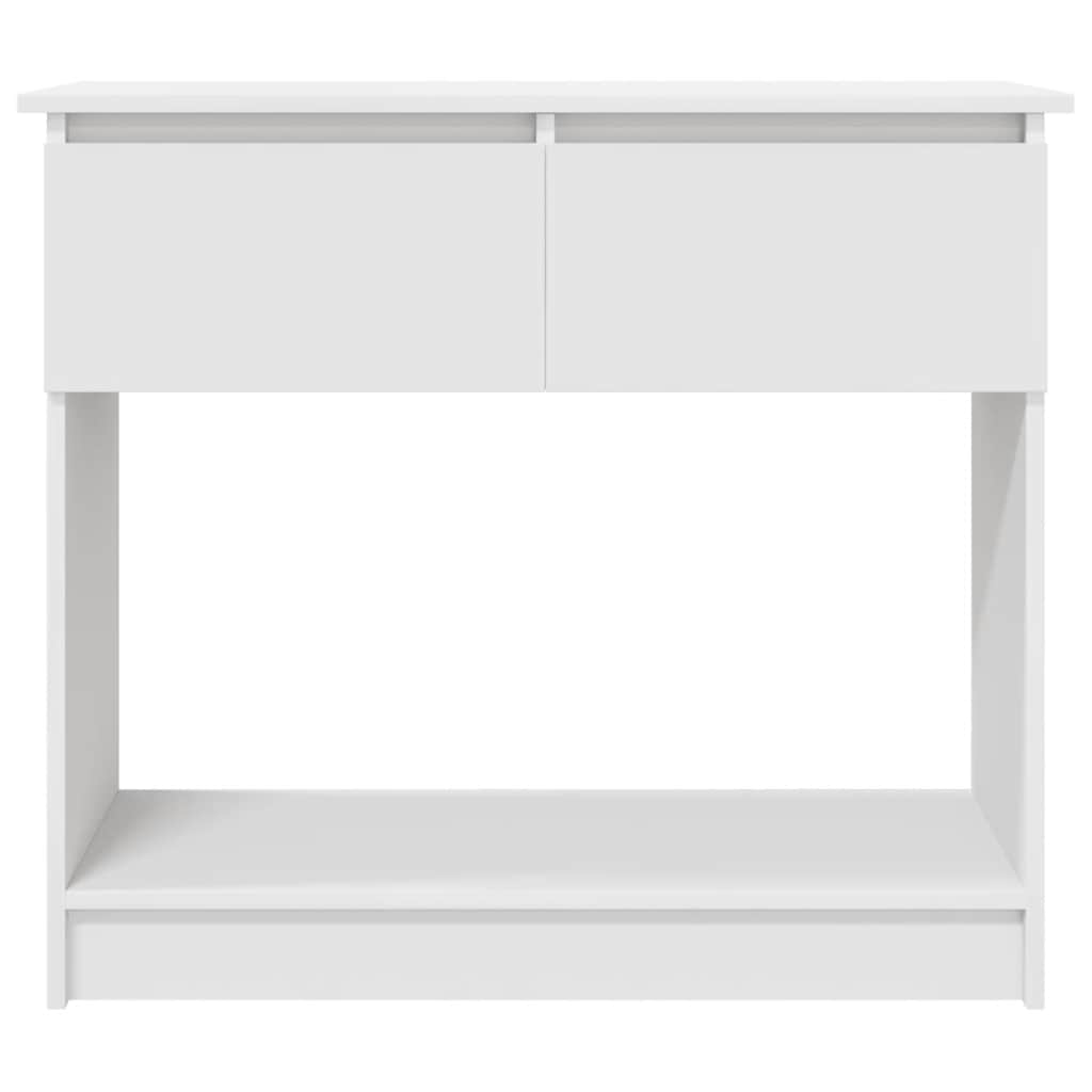 vidaXL Consolă cu sertare alb 85,5x38,5x74,5 cm vidaXL Consolă cu sertare alb 85,5x38,5x74,5 cm