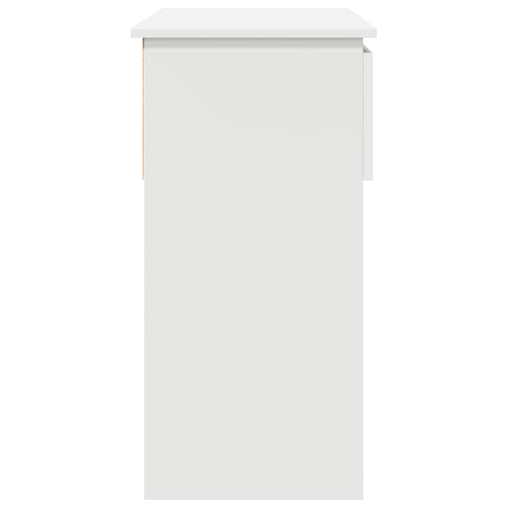 vidaXL Consolă cu sertare alb 85,5x38,5x74,5 cm vidaXL Consolă cu sertare alb 85,5x38,5x74,5 cm