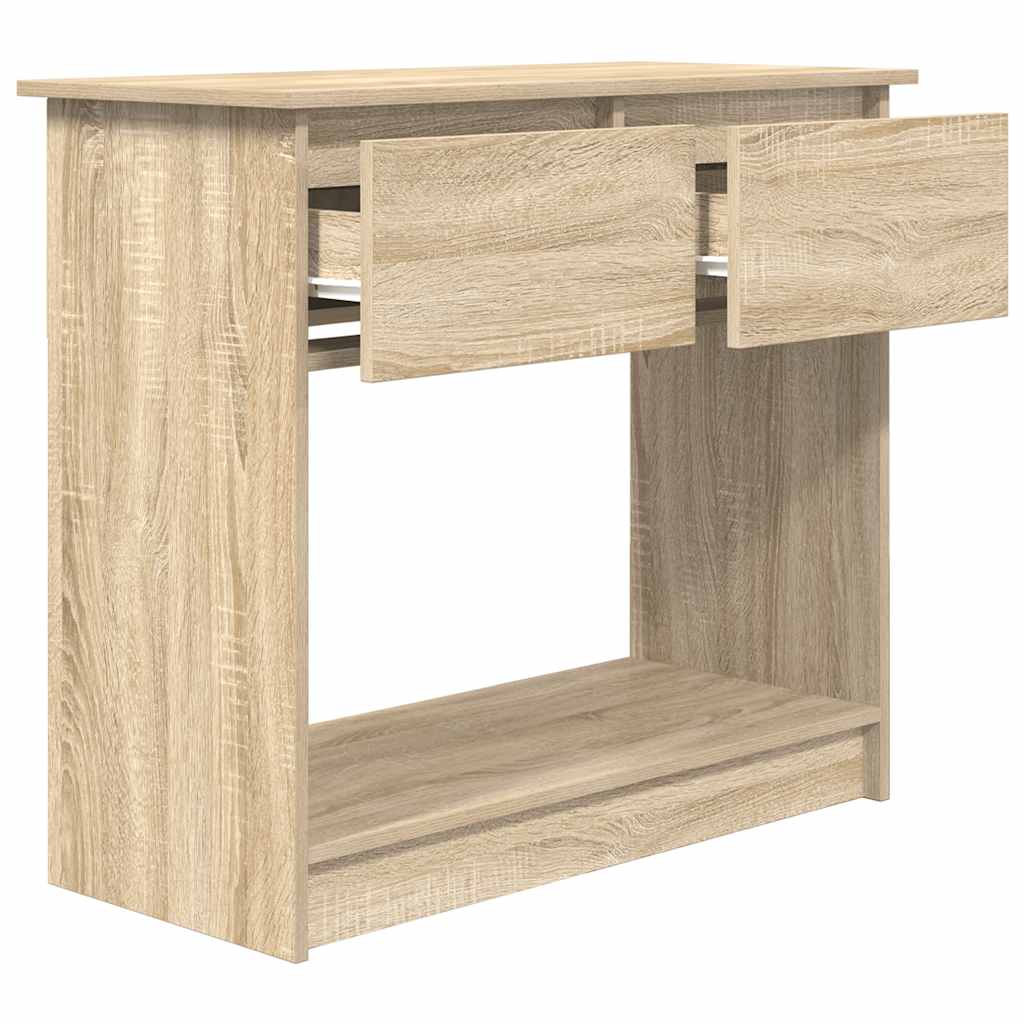 vidaXL Consolă cu sertare Stejar Sonoma 85,5x38,5x74,5 cm vidaXL Consolă cu sertare Stejar Sonoma 85,5x38,5x74,5 cm