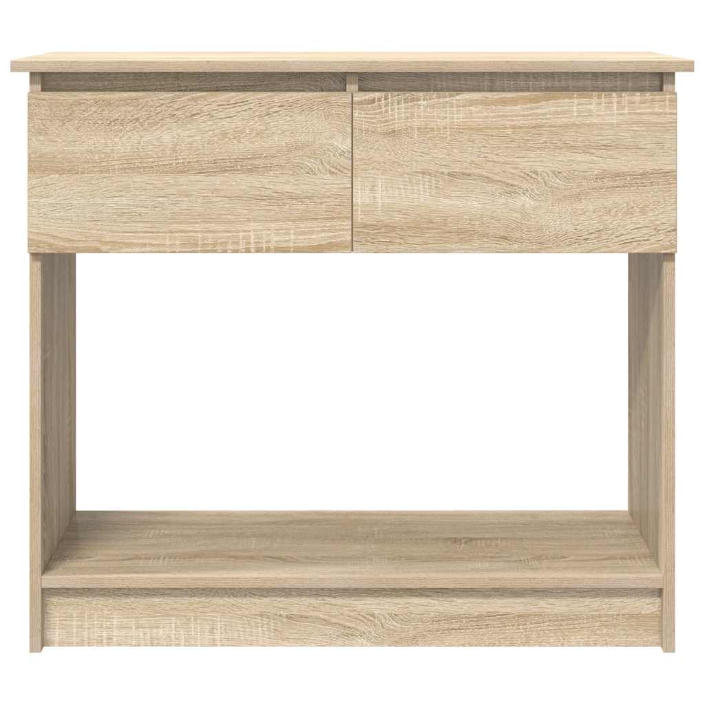 vidaXL Consolă cu sertare Stejar Sonoma 85,5x38,5x74,5 cm vidaXL Consolă cu sertare Stejar Sonoma 85,5x38,5x74,5 cm