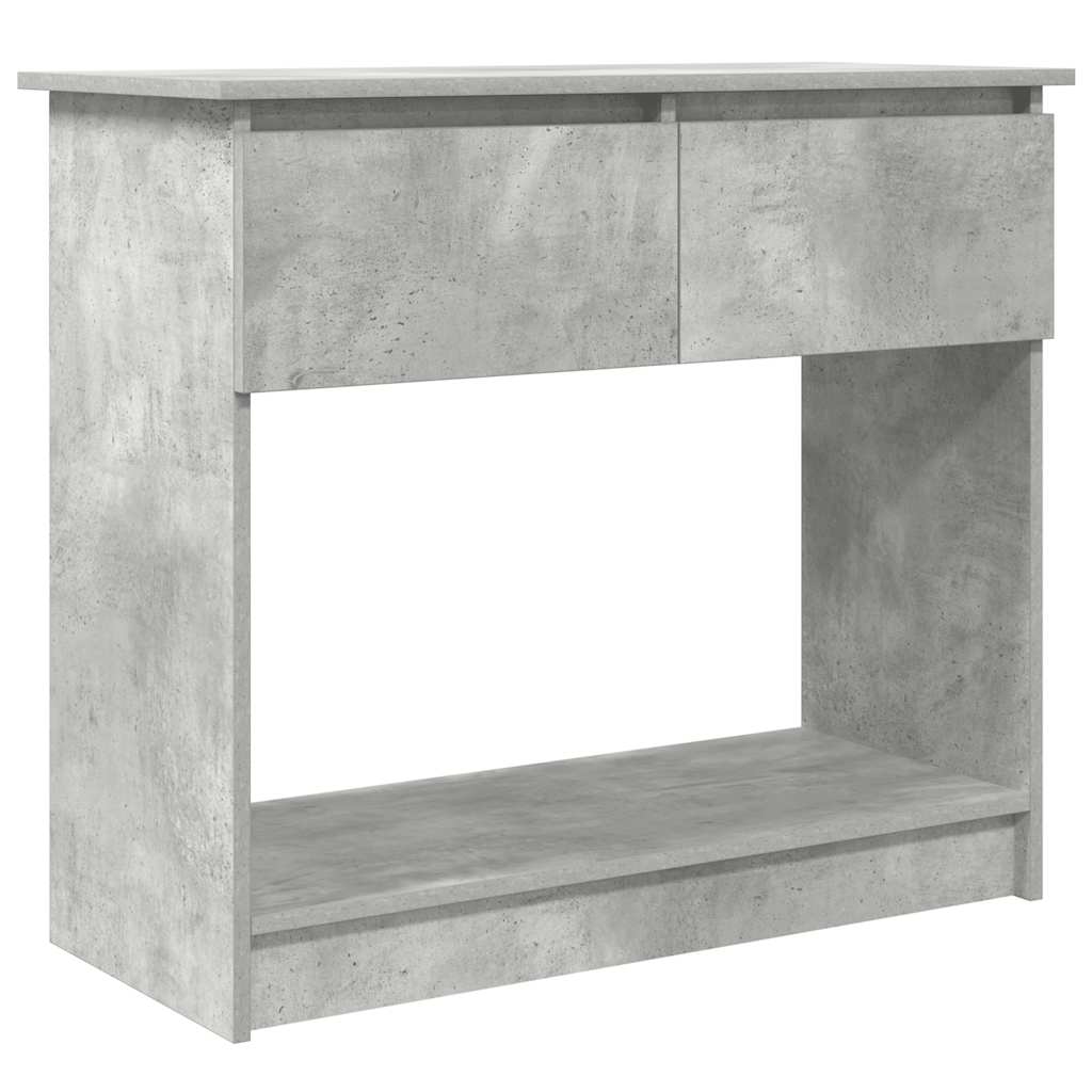 vidaXL Consolă cu sertare Gri beton 85,5x38,5x74,5 cm vidaXL Consolă cu sertare Gri beton 85,5x38,5x74,5 cm