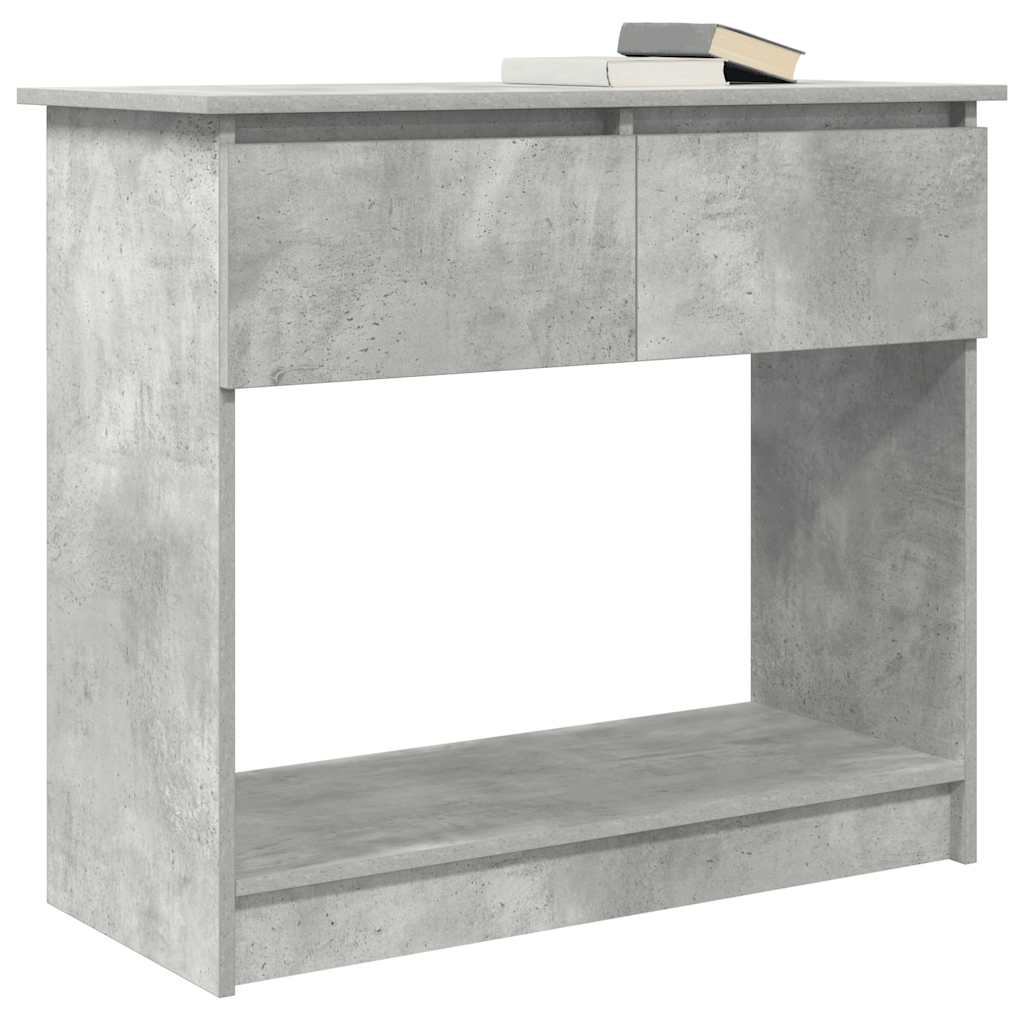vidaXL Consolă cu sertare Gri beton 85,5x38,5x74,5 cm vidaXL Consolă cu sertare Gri beton 85,5x38,5x74,5 cm