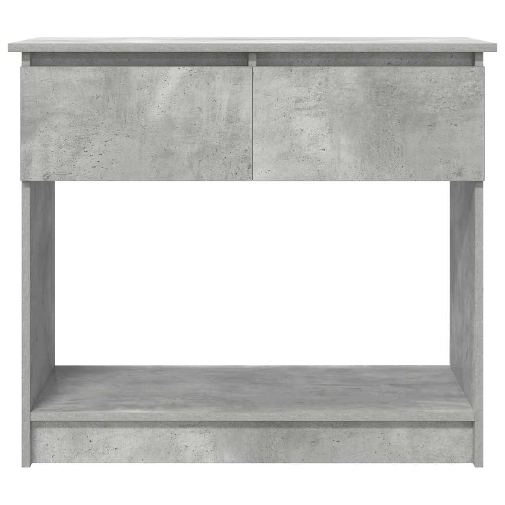 vidaXL Consolă cu sertare Gri beton 85,5x38,5x74,5 cm vidaXL Consolă cu sertare Gri beton 85,5x38,5x74,5 cm