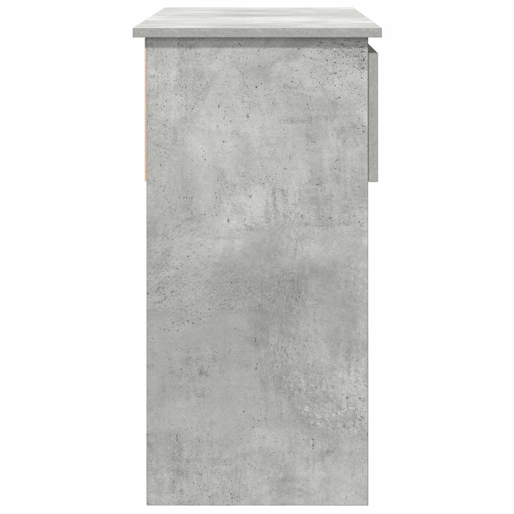 vidaXL Consolă cu sertare Gri beton 85,5x38,5x74,5 cm vidaXL Consolă cu sertare Gri beton 85,5x38,5x74,5 cm