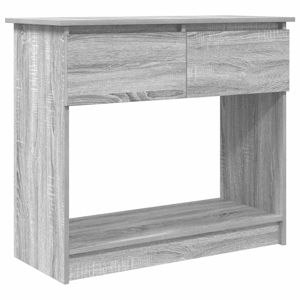 vidaXL Consolă cu sertare Gri Sonoma 85,5x38,5x74,5 cm vidaXL Consolă cu sertare Gri Sonoma 85,5x38,5x74,5 cm
