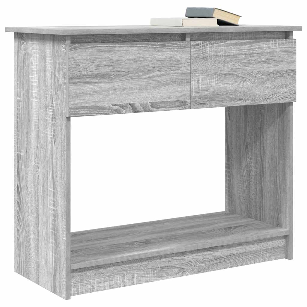 vidaXL Consolă cu sertare Gri Sonoma 85,5x38,5x74,5 cm vidaXL Consolă cu sertare Gri Sonoma 85,5x38,5x74,5 cm