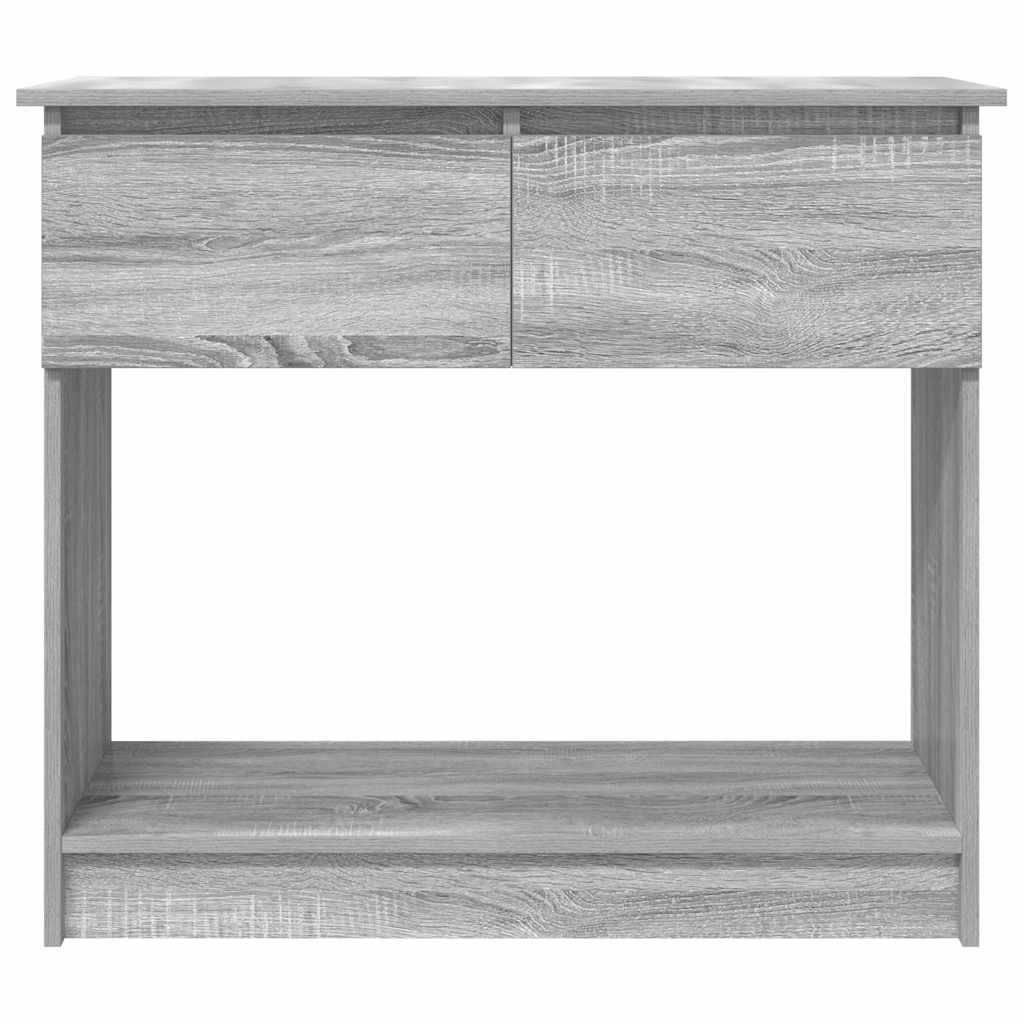 vidaXL Consolă cu sertare Gri Sonoma 85,5x38,5x74,5 cm vidaXL Consolă cu sertare Gri Sonoma 85,5x38,5x74,5 cm