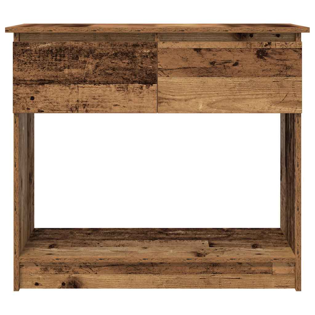 vidaXL Consolă cu sertare Lemn vechi 85,5x38,5x74,5 cm vidaXL Consolă cu sertare Lemn vechi 85,5x38,5x74,5 cm