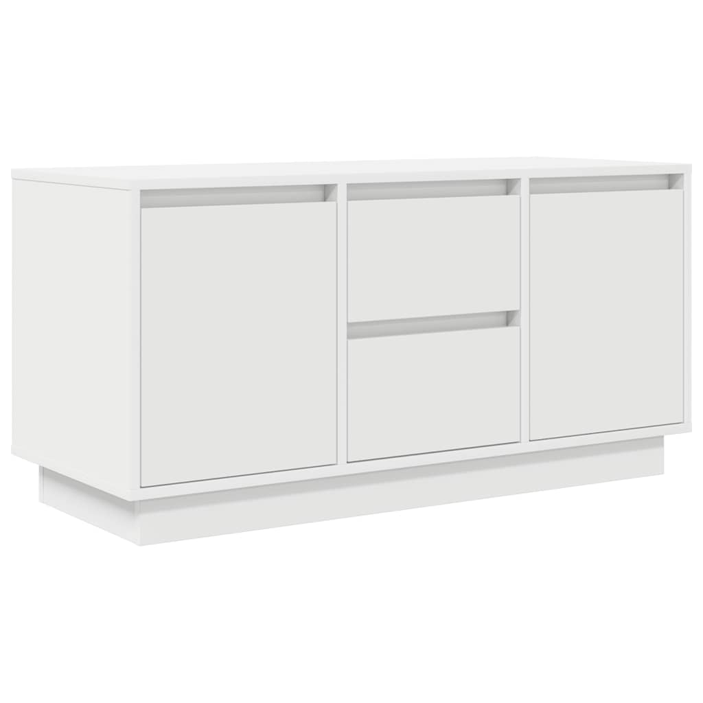 vidaXL Dulap TV cu lumini LED alb 100x41x50 cm vidaXL Dulap TV cu lumini LED alb 100x41x50 cm