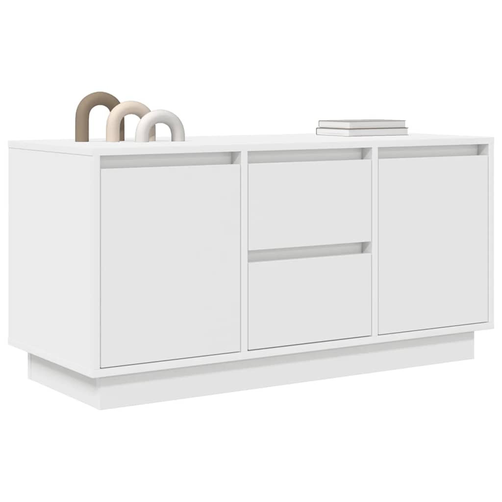 vidaXL Dulap TV cu lumini LED alb 100x41x50 cm vidaXL Dulap TV cu lumini LED alb 100x41x50 cm