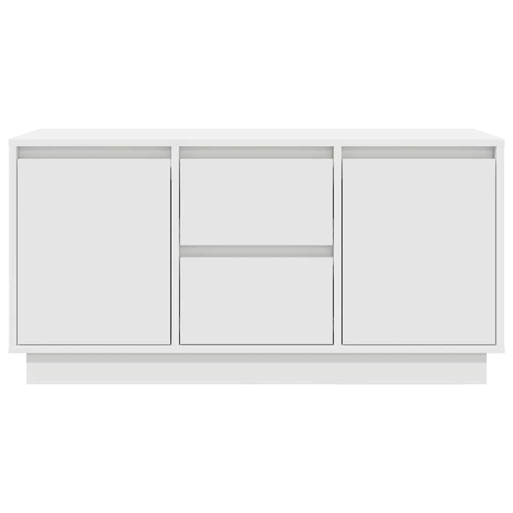 vidaXL Dulap TV cu lumini LED alb 100x41x50 cm vidaXL Dulap TV cu lumini LED alb 100x41x50 cm