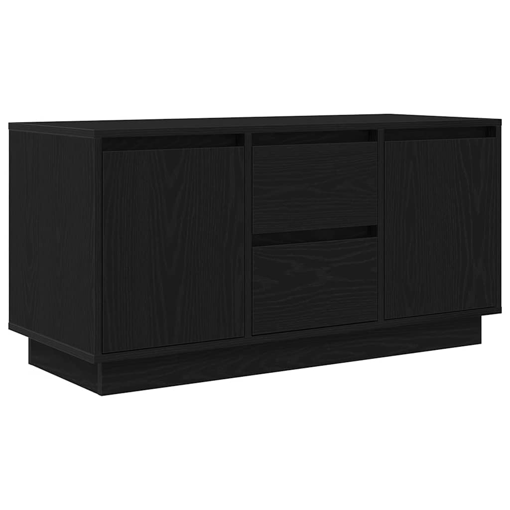 vidaXL Dulap TV cu lumini LED Stejar negru 100x41x50 cm vidaXL Dulap TV cu lumini LED Stejar negru 100x41x50 cm